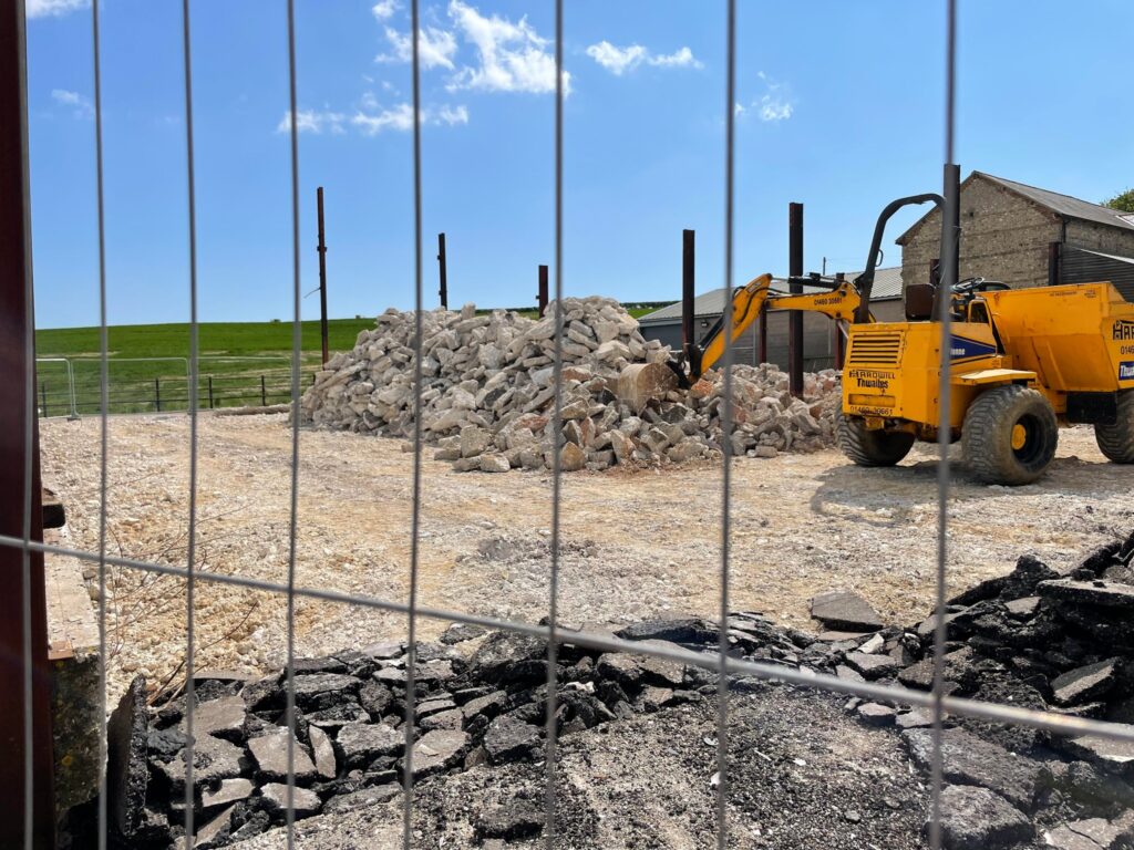 Pile of rubble
